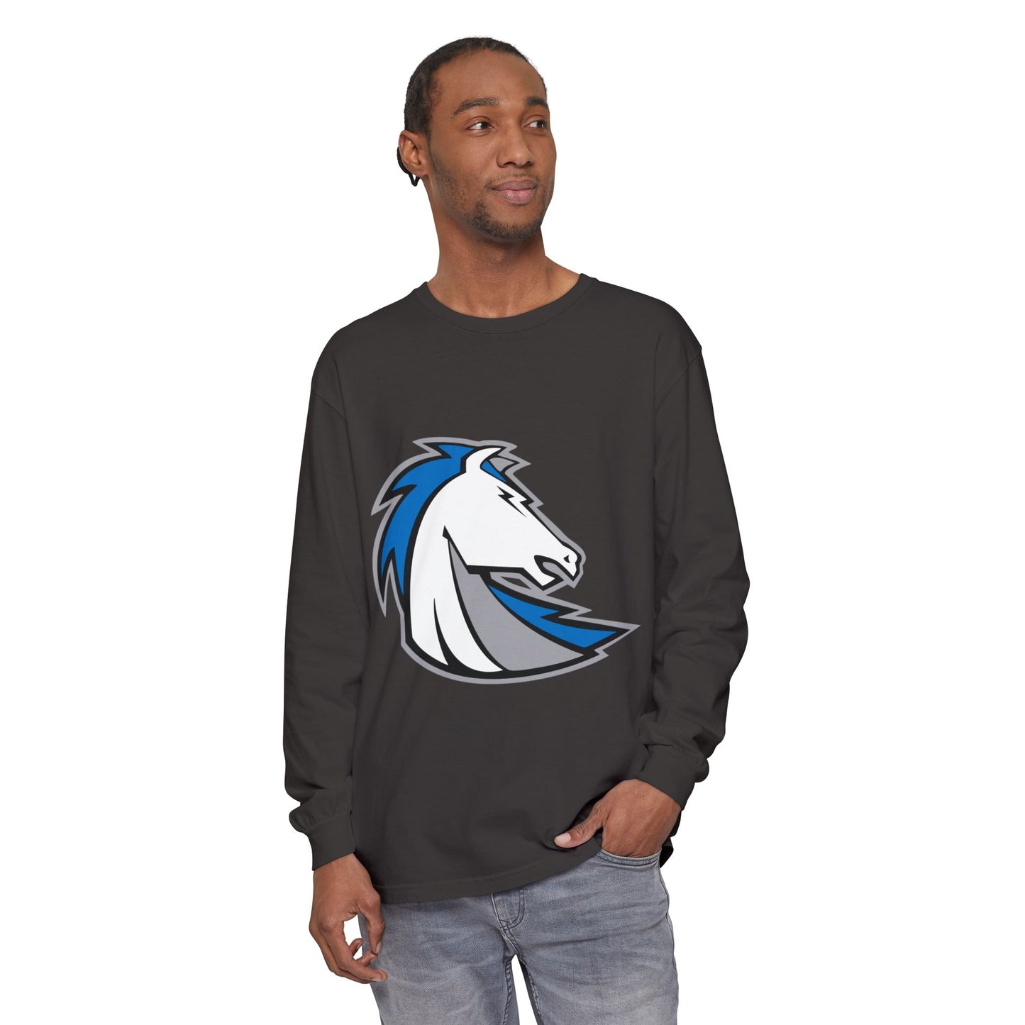 Garment-Dyed Long Sleeve Tee