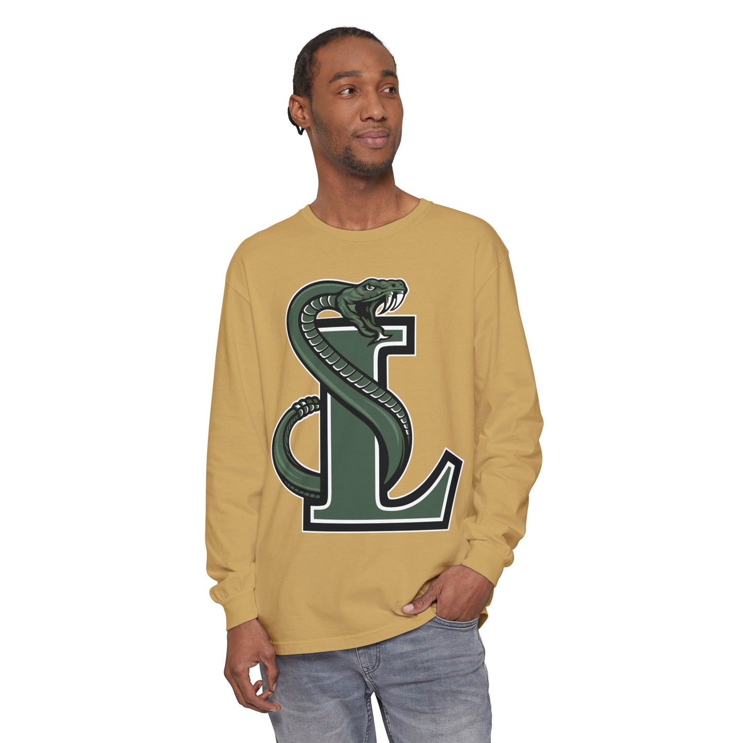 Garment-Dyed Long Sleeve Tee