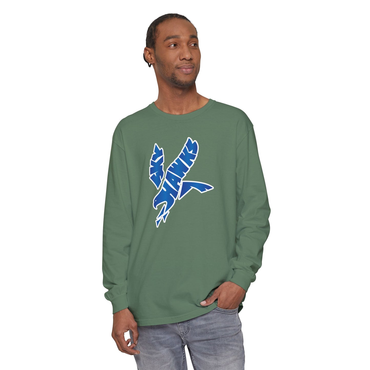 Garment-Dyed Long Sleeve Tee