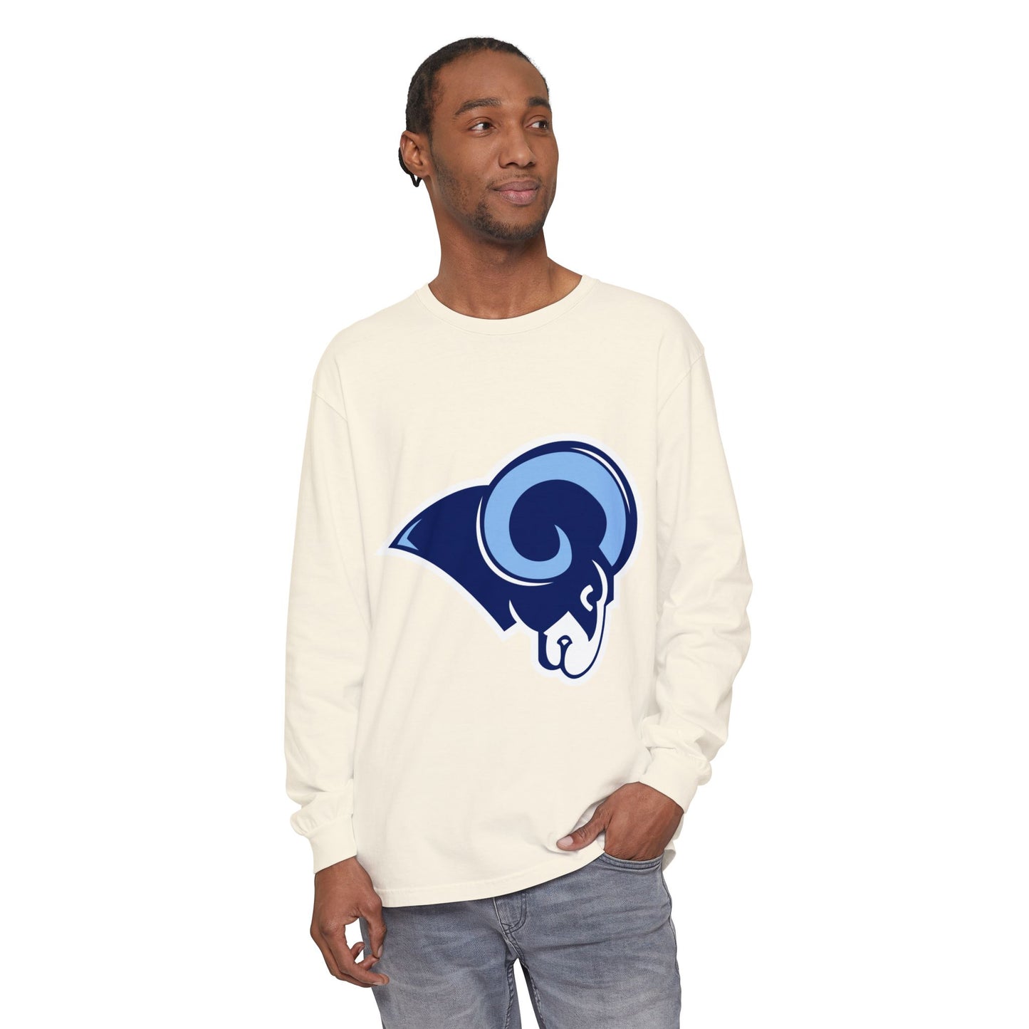 Garment-Dyed Long Sleeve Tee