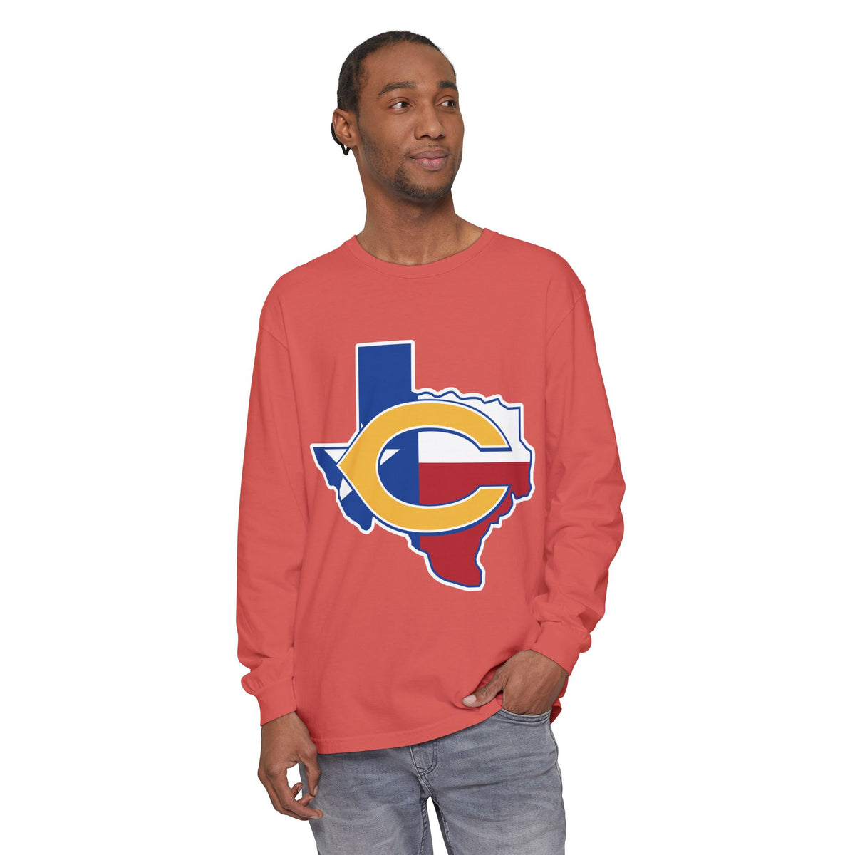 Garment-Dyed Long Sleeve Tee