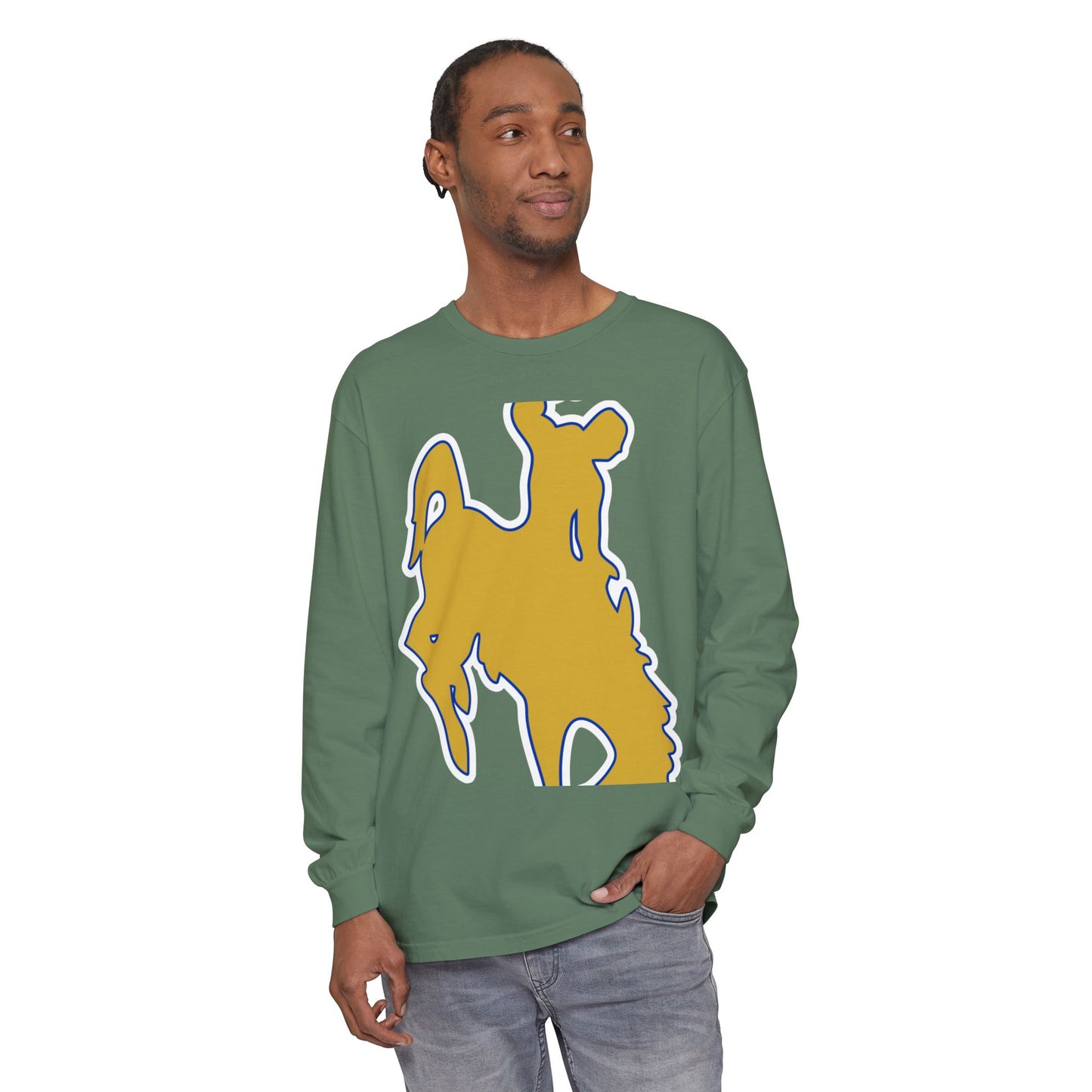 Garment-Dyed Long Sleeve Tee