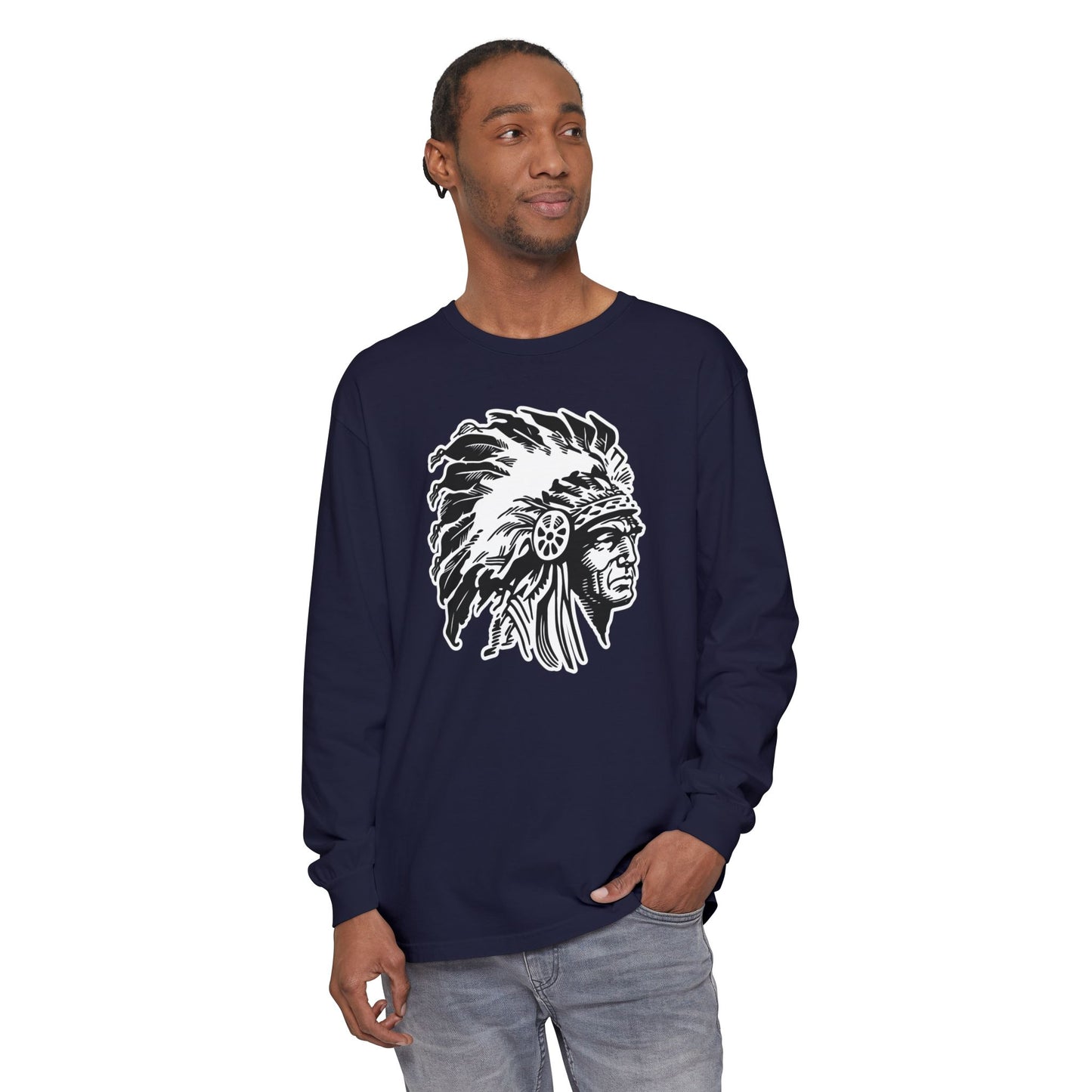 Garment-Dyed Long Sleeve Tee