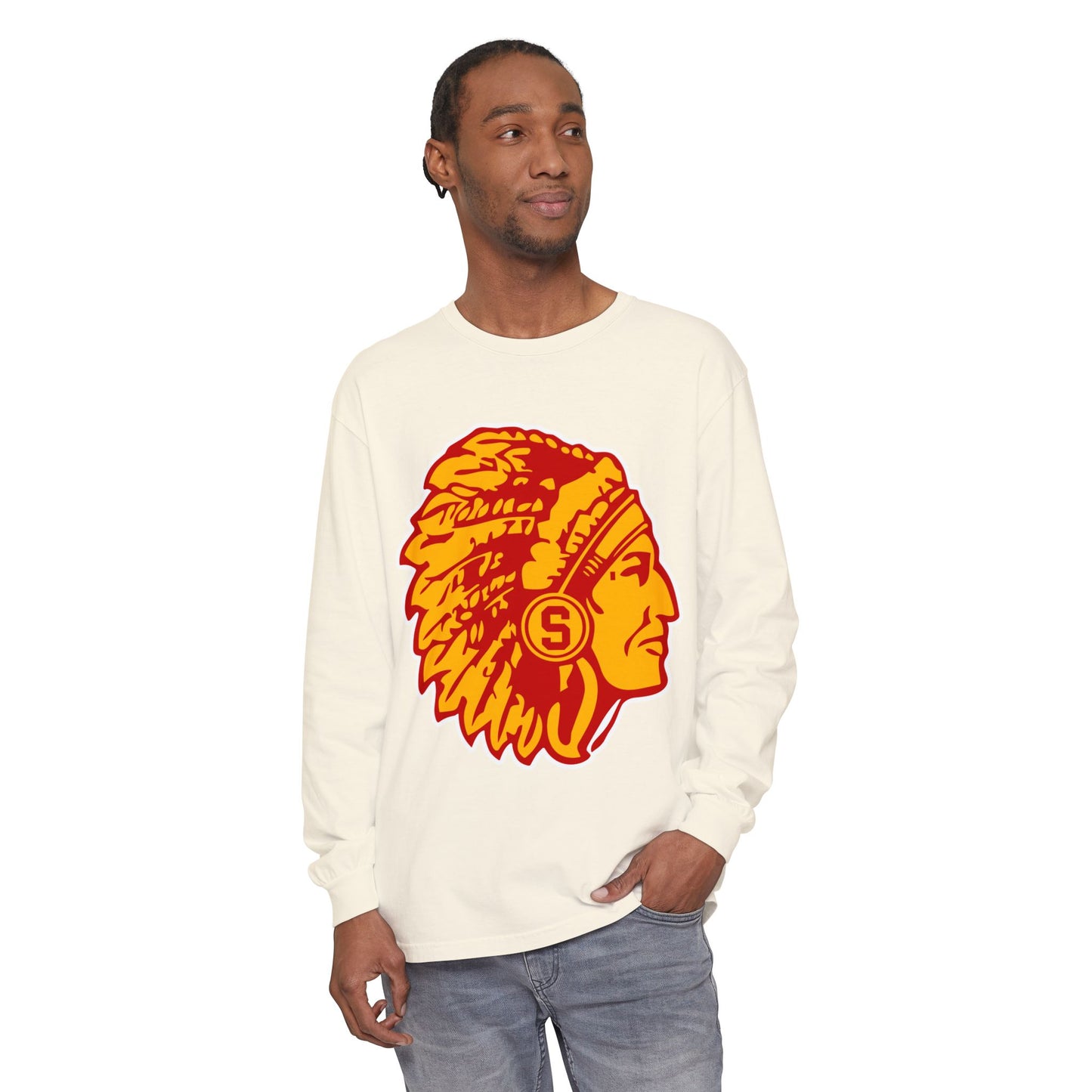 Garment-Dyed Long Sleeve Tee