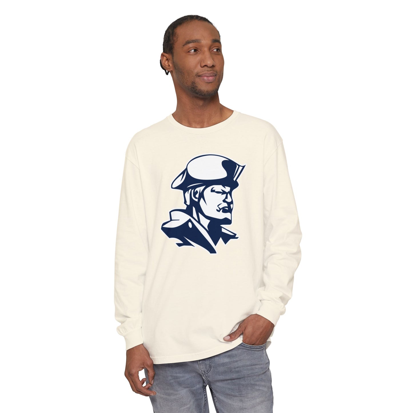 Garment-Dyed Long Sleeve Tee