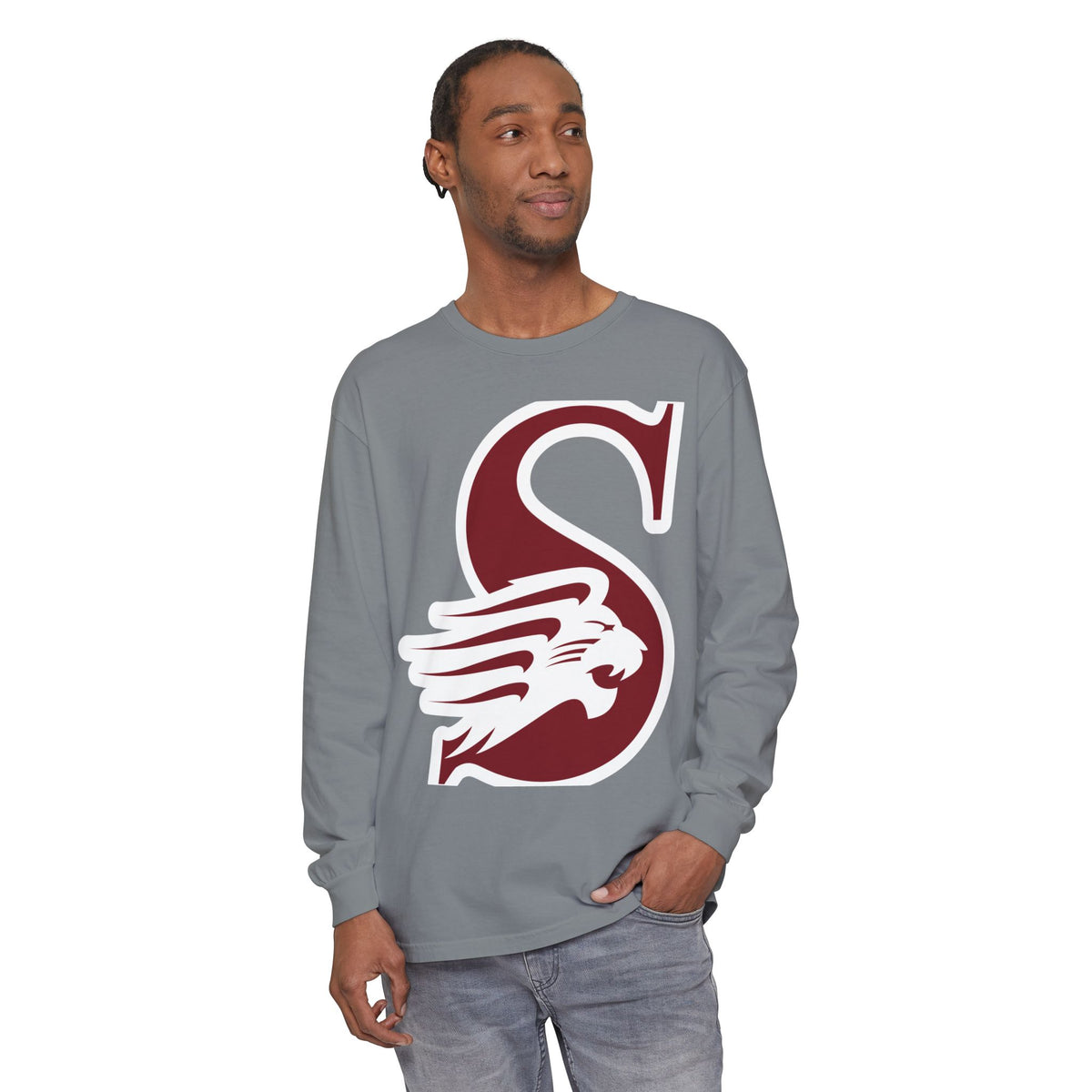 Garment-Dyed Long Sleeve Tee