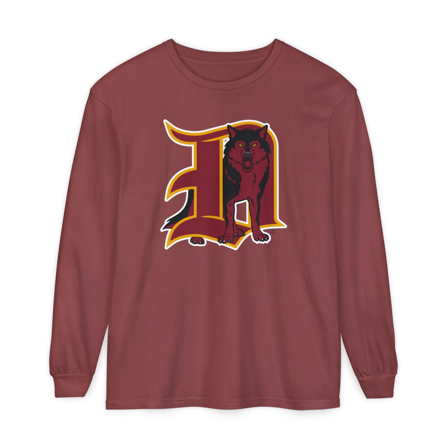 Garment-Dyed Long Sleeve Tee