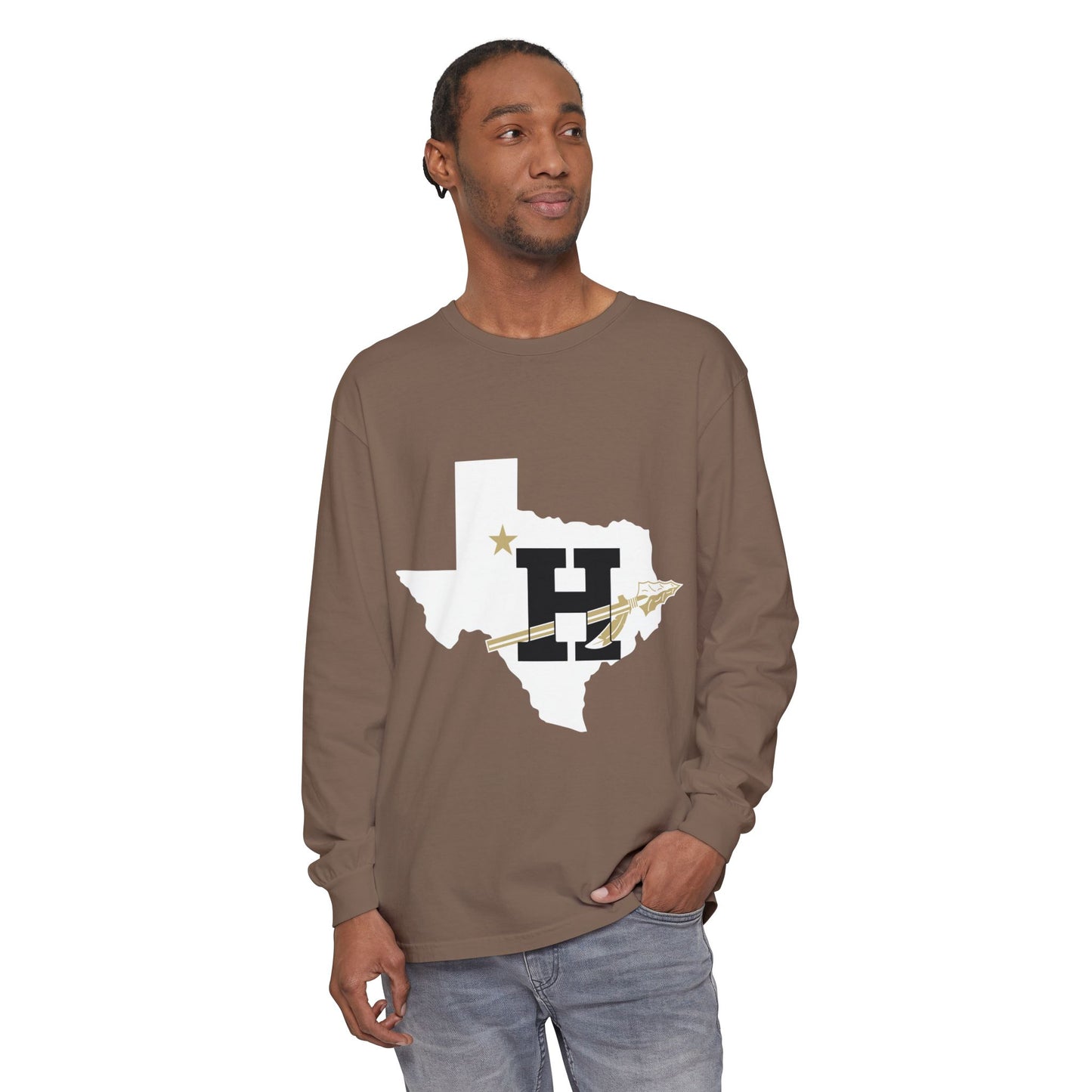 Garment-Dyed Long Sleeve Tee