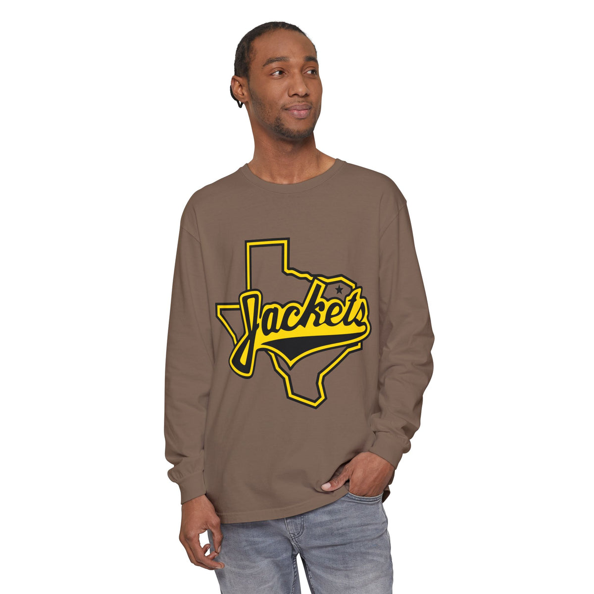 Garment-Dyed Long Sleeve Tee