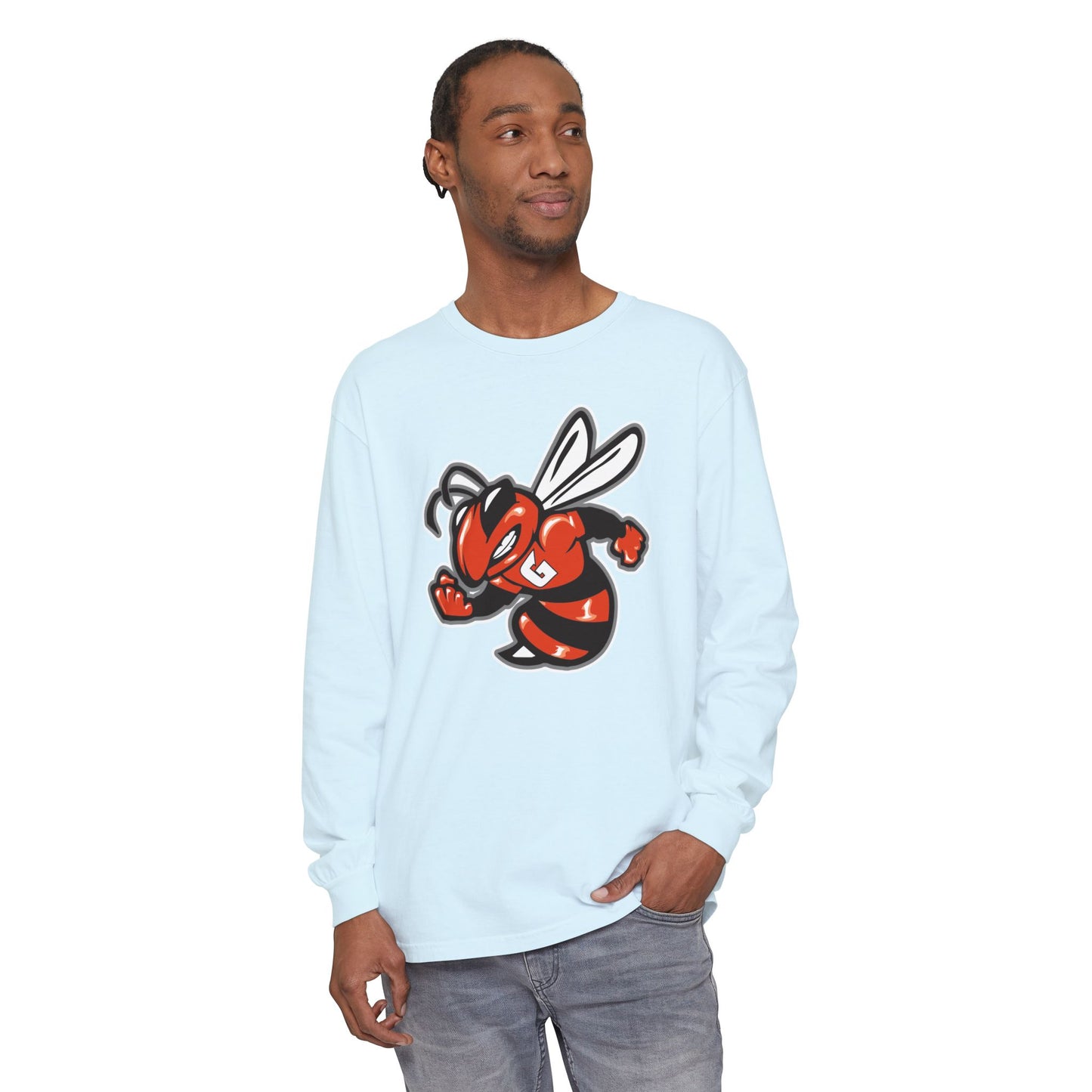 Garment-Dyed Long Sleeve Tee