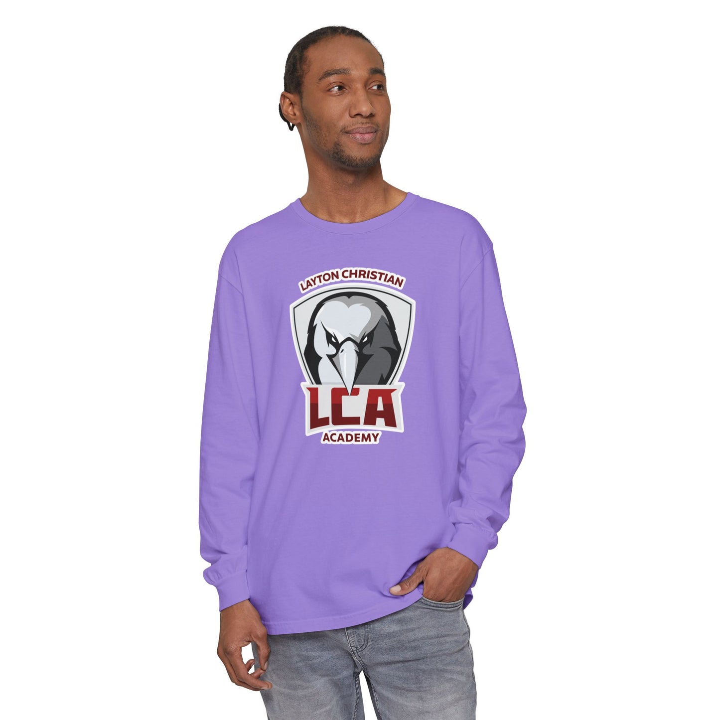Garment-Dyed Long Sleeve Tee