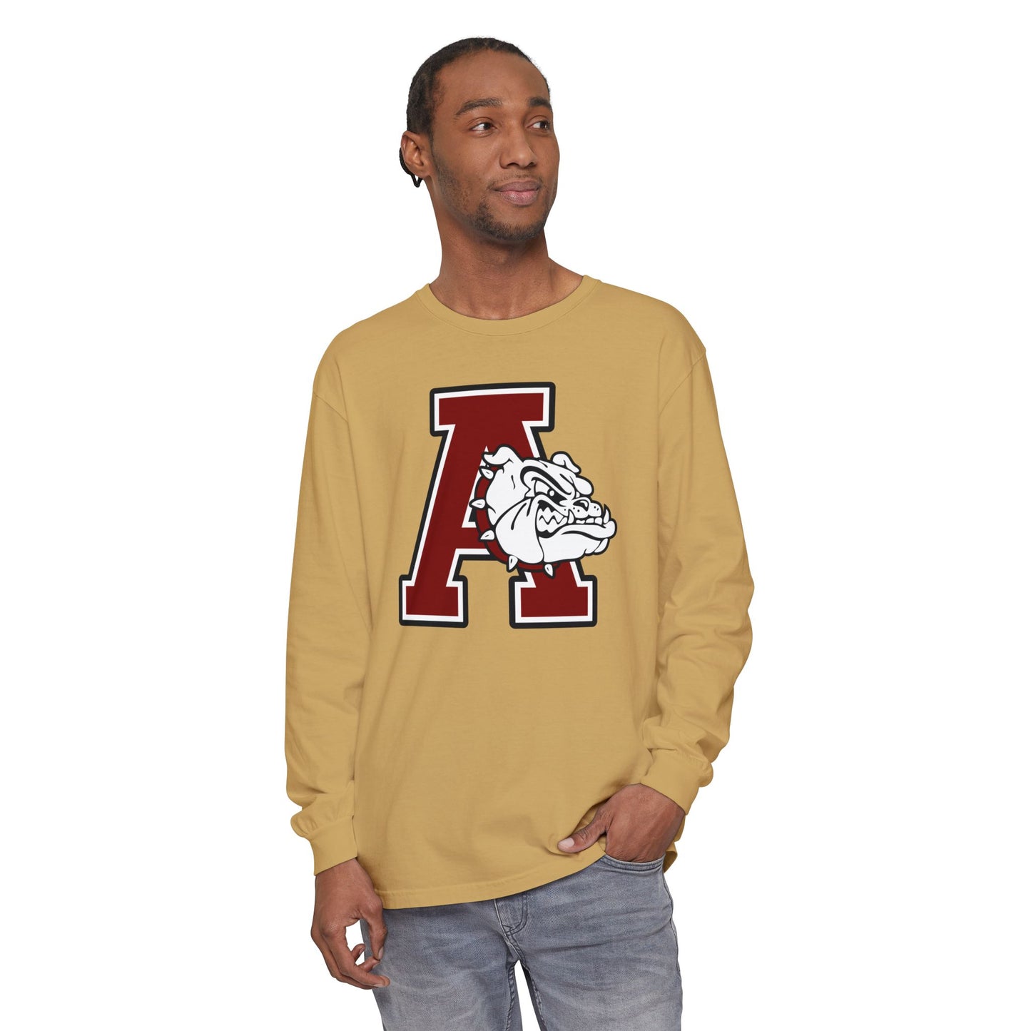 Garment-Dyed Long Sleeve Tee