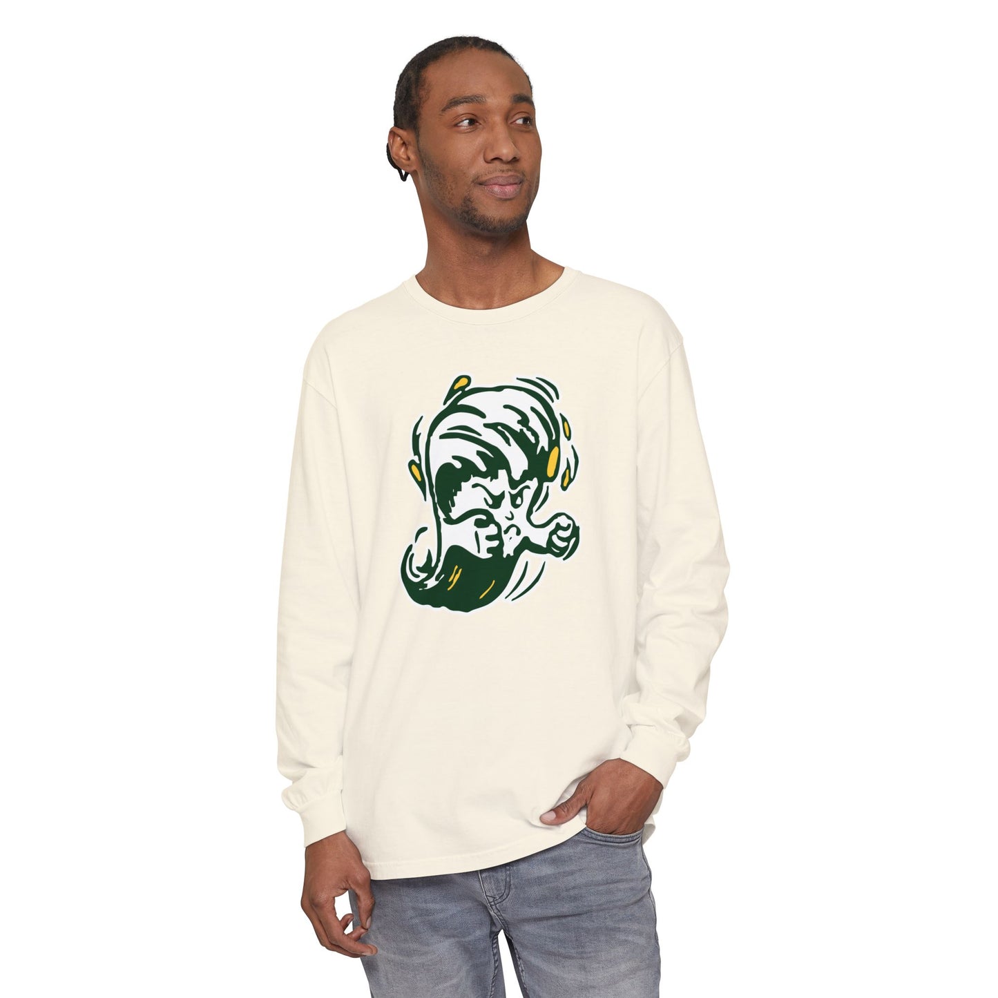 Garment-Dyed Long Sleeve Tee