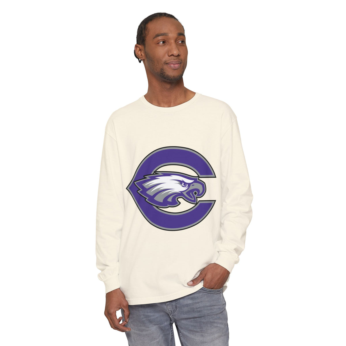 Garment-Dyed Long Sleeve Tee