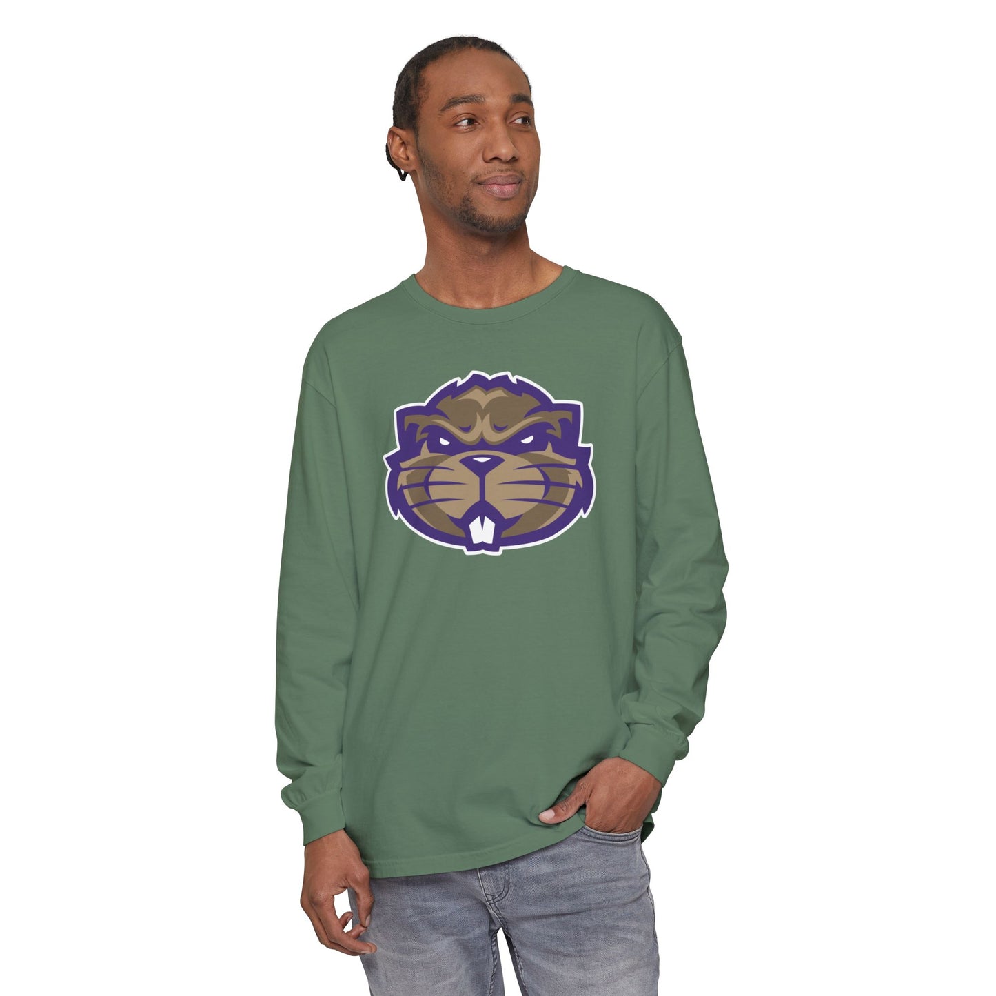 Garment-Dyed Long Sleeve Tee