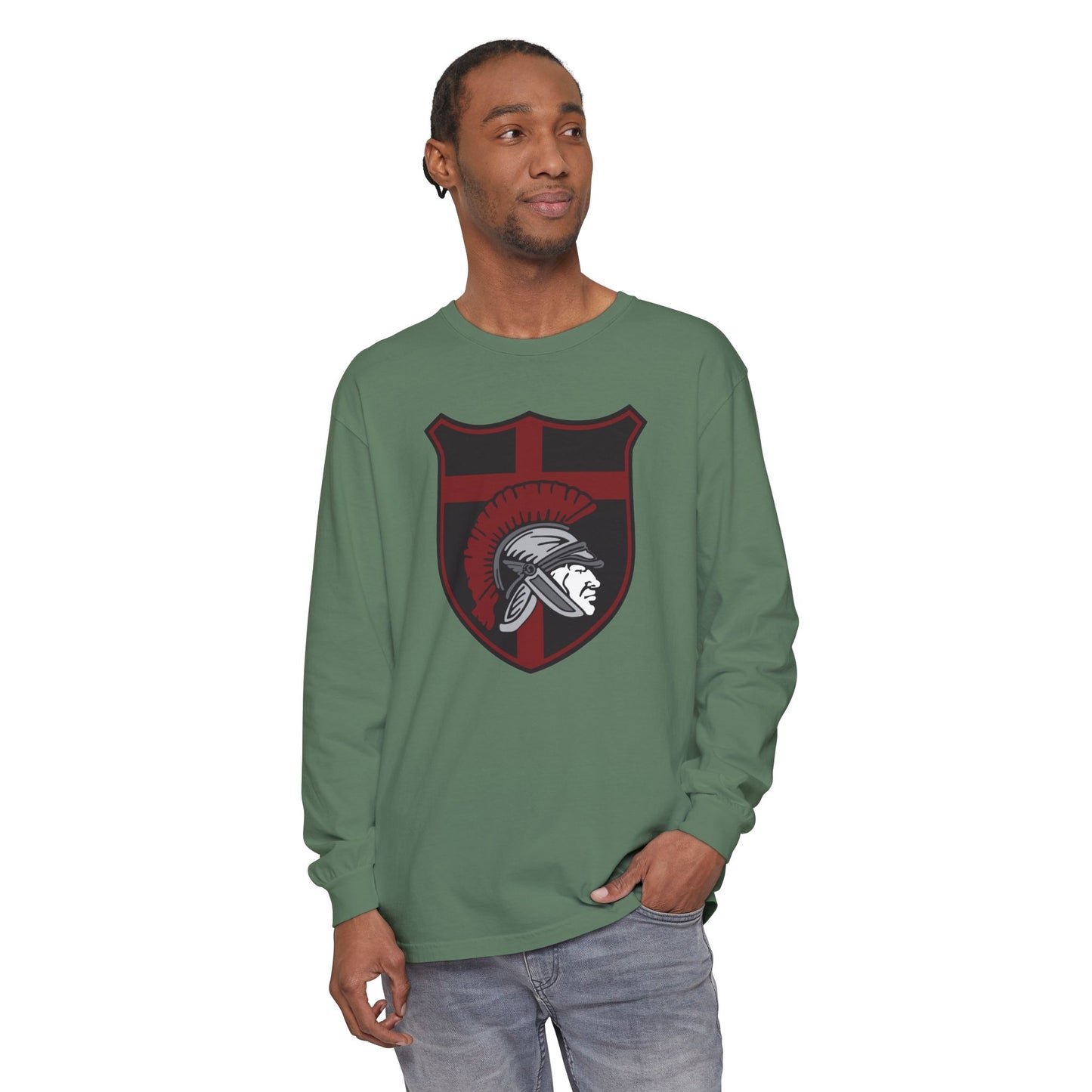 Garment-Dyed Long Sleeve Tee