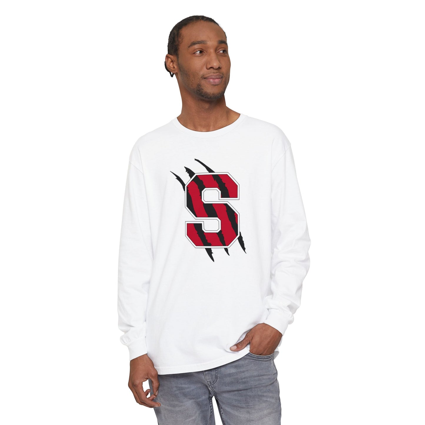 Garment-Dyed Long Sleeve Tee