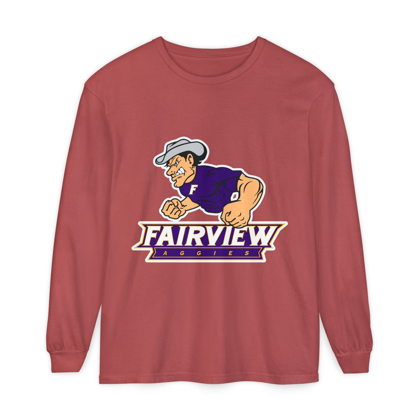 Garment-Dyed Long Sleeve Tee