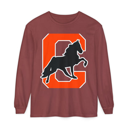 Garment-Dyed Long Sleeve Tee