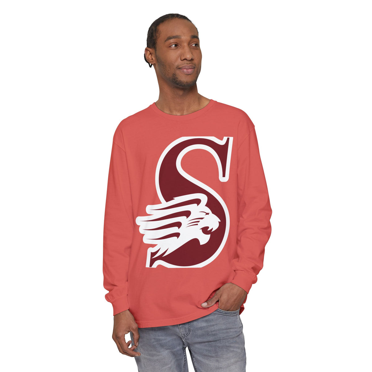 Garment-Dyed Long Sleeve Tee