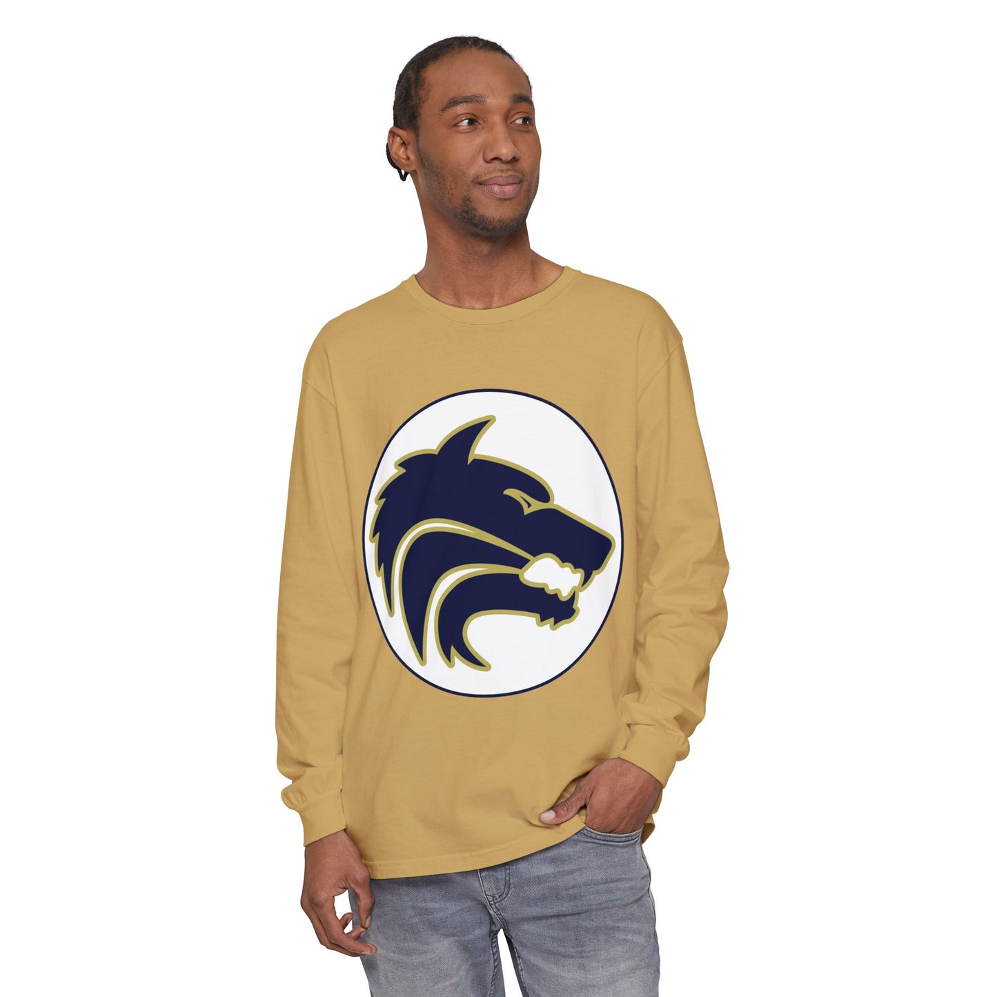 Garment-Dyed Long Sleeve Tee