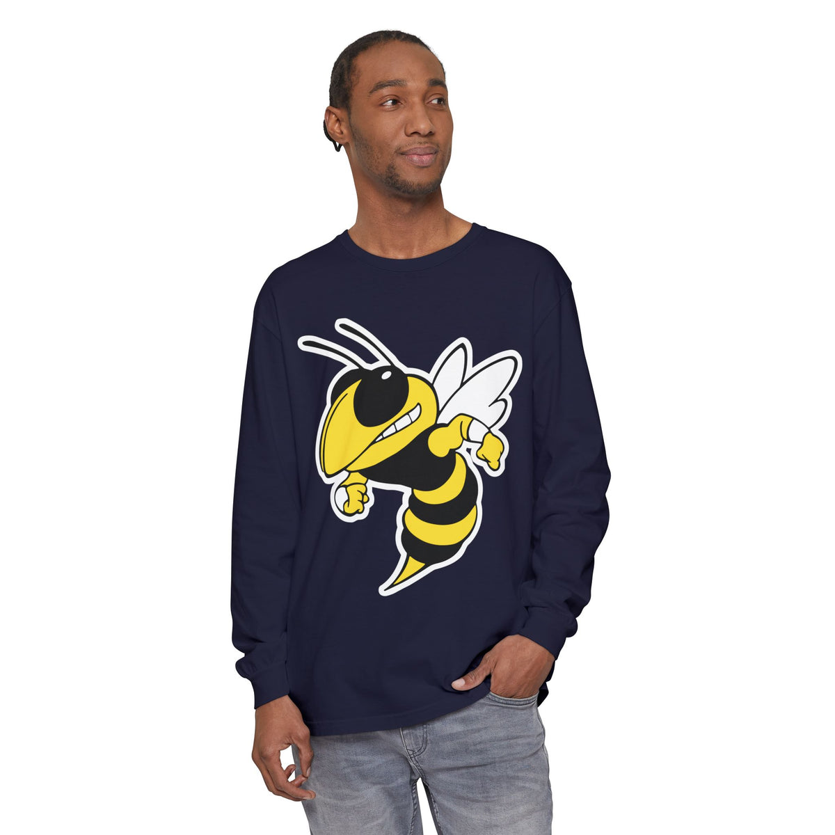 Garment-Dyed Long Sleeve Tee