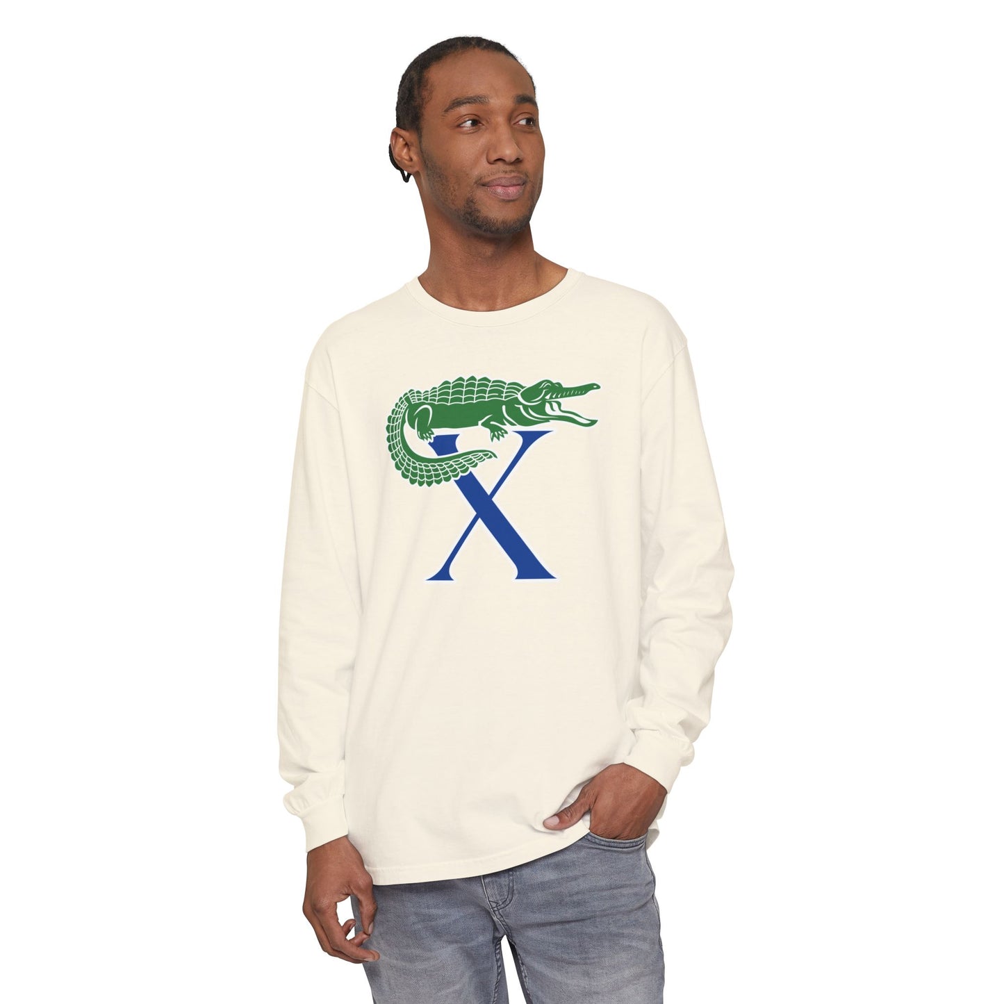 Garment-Dyed Long Sleeve Tee