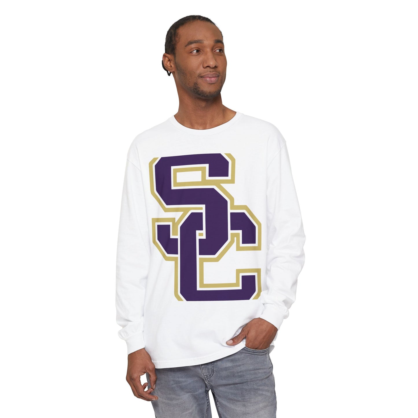 Garment-Dyed Long Sleeve Tee