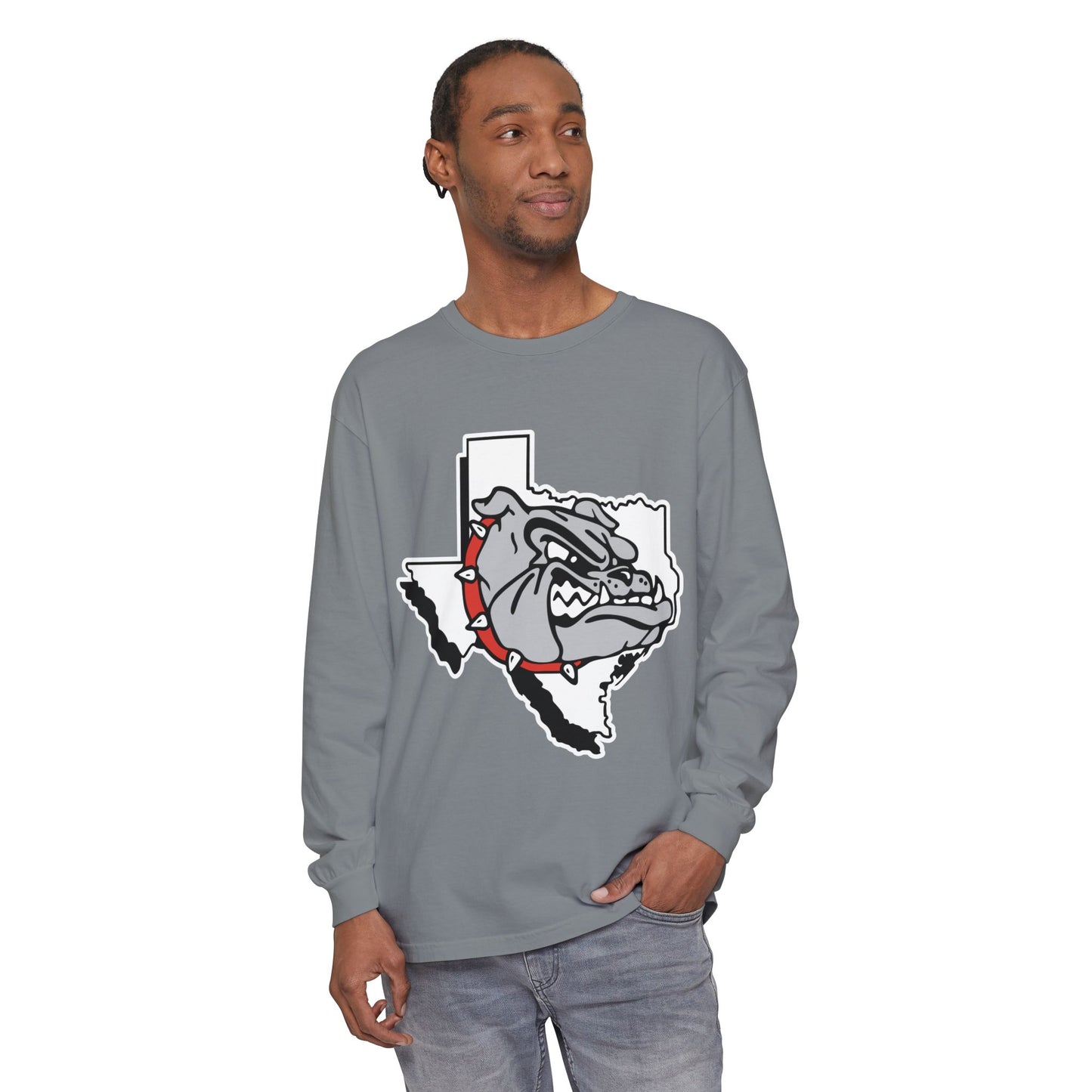 Garment-Dyed Long Sleeve Tee