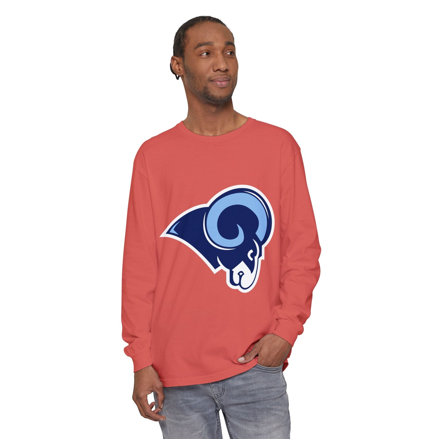Garment-Dyed Long Sleeve Tee