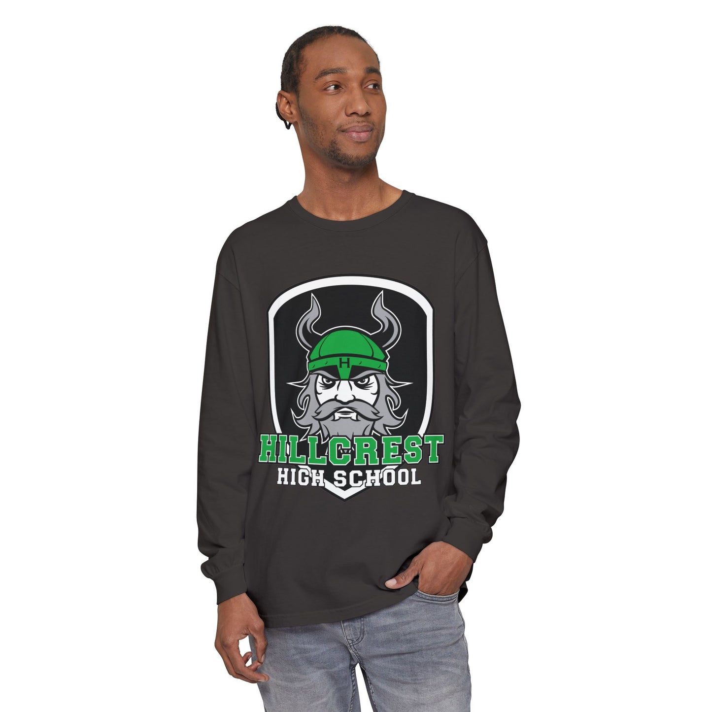 Garment-Dyed Long Sleeve Tee