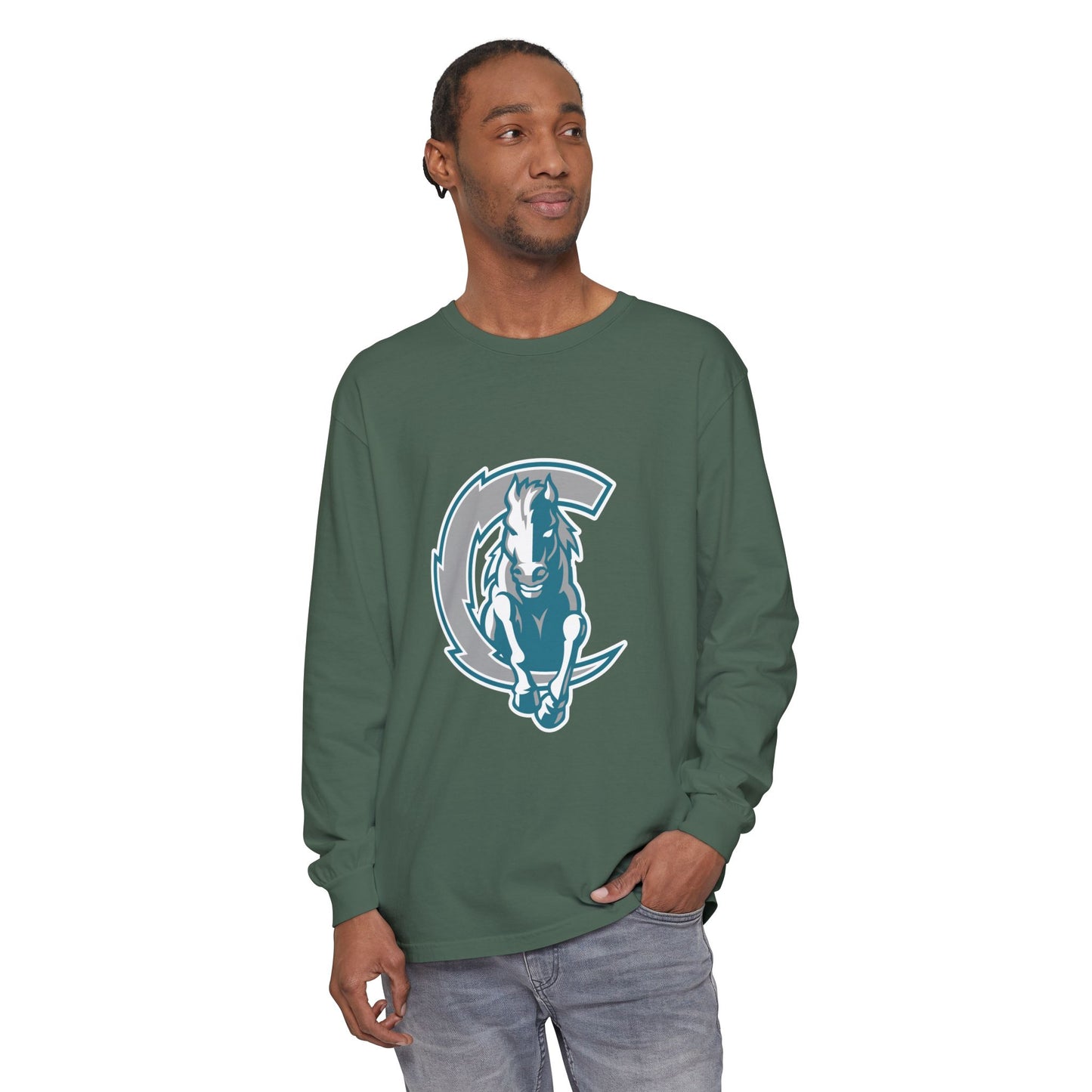 Garment-Dyed Long Sleeve Tee
