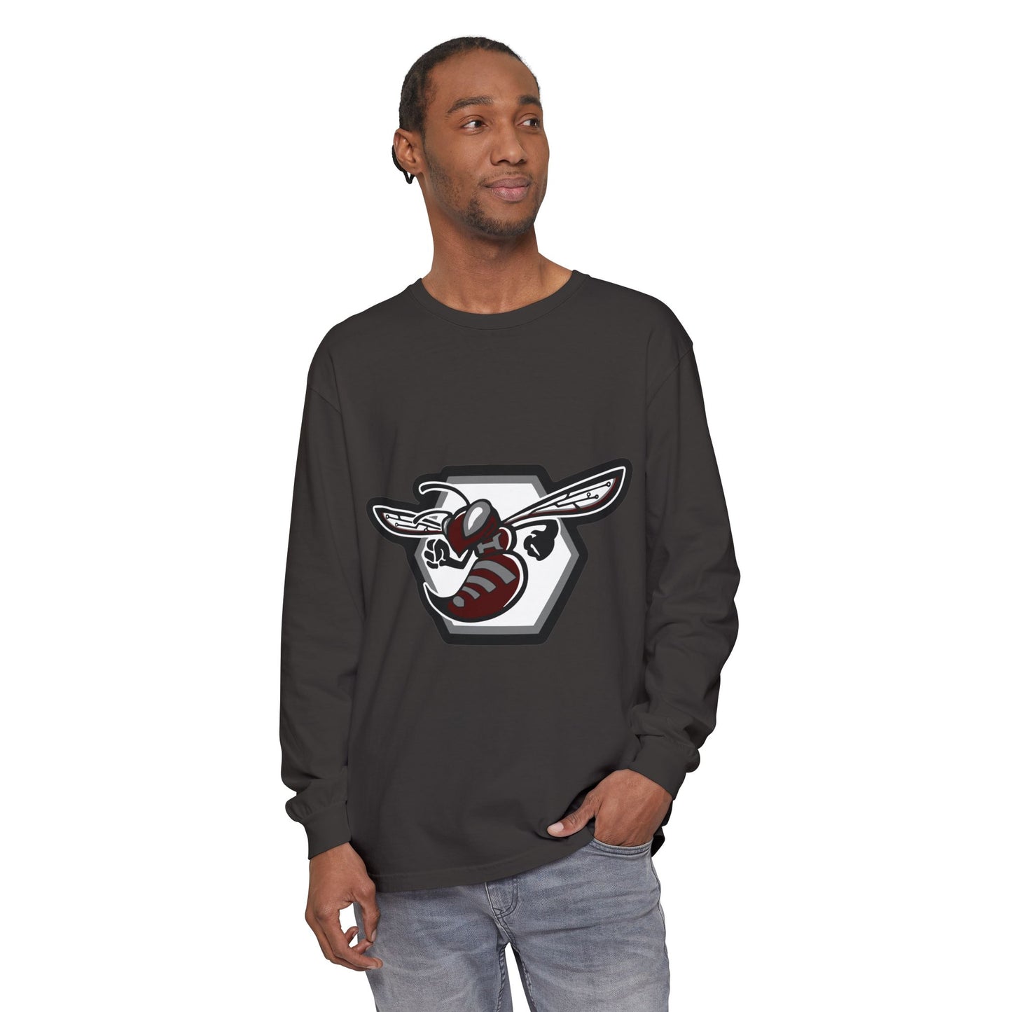 Garment-Dyed Long Sleeve Tee