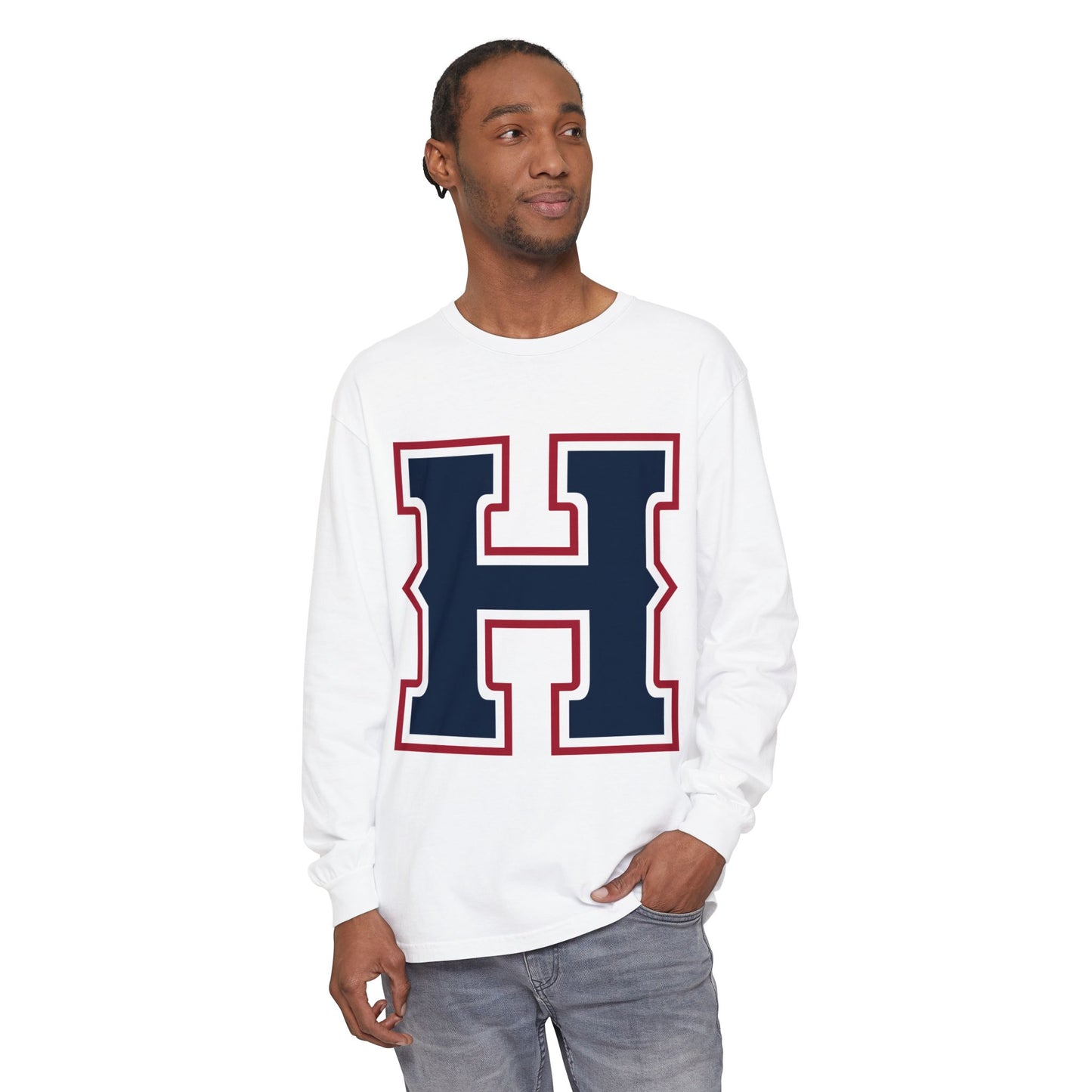 Garment-Dyed Long Sleeve Tee