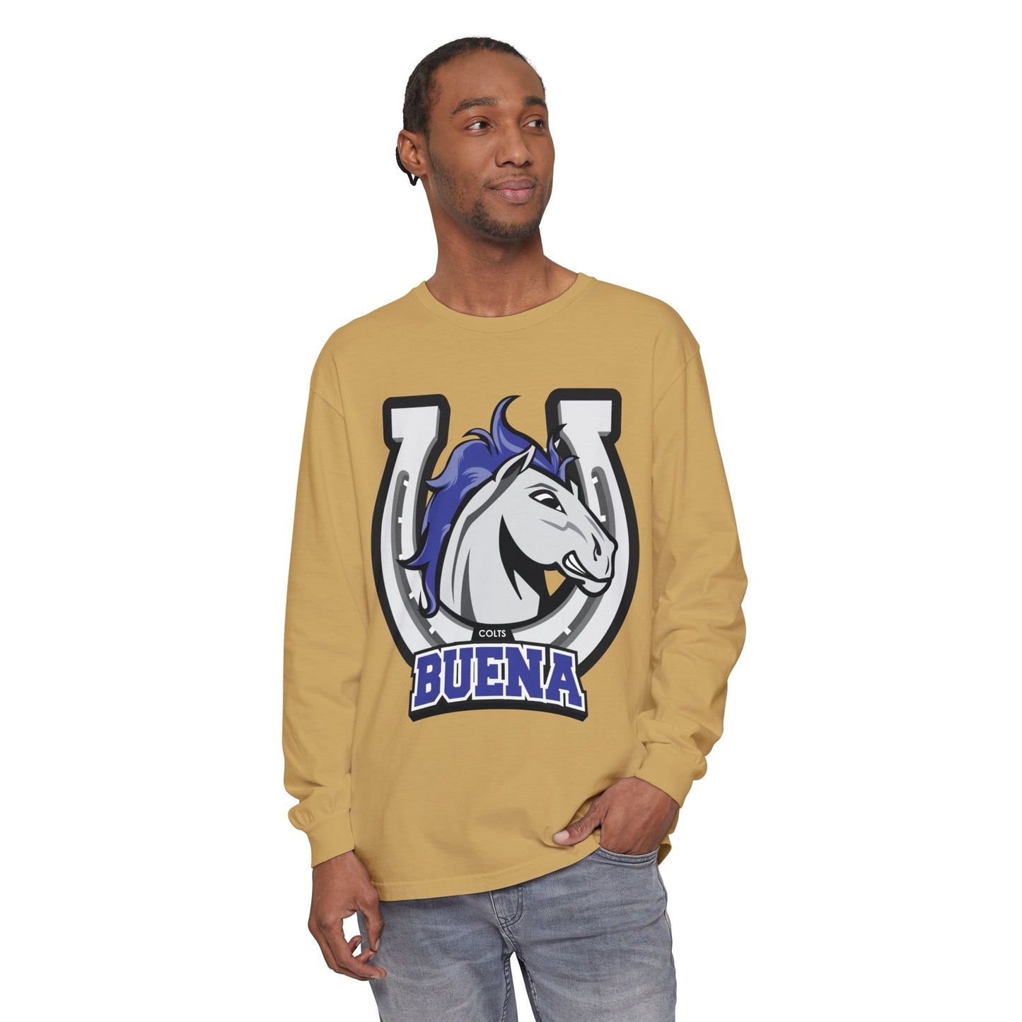 Garment-Dyed Long Sleeve Tee