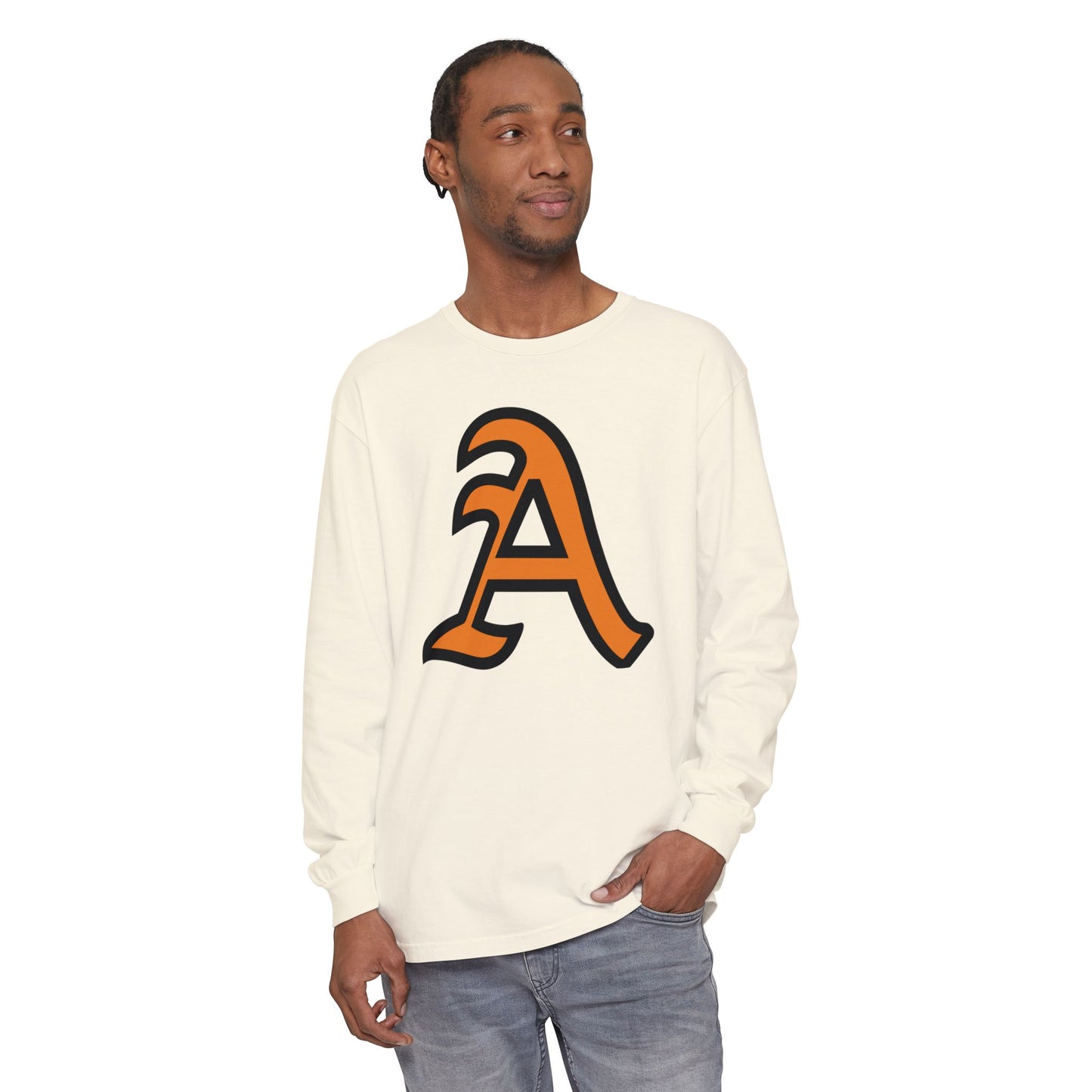 Garment-Dyed Long Sleeve Tee