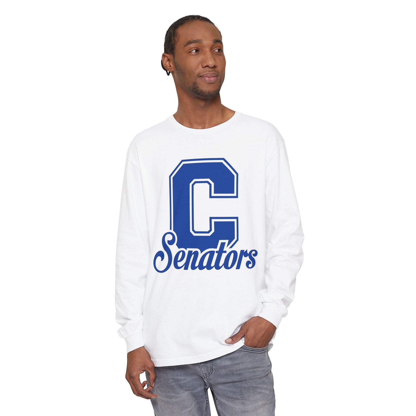 Garment-Dyed Long Sleeve Tee