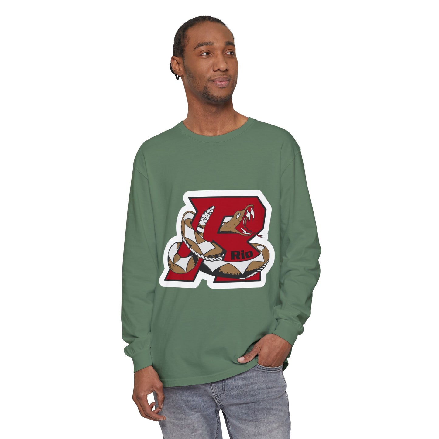 Garment-Dyed Long Sleeve Tee