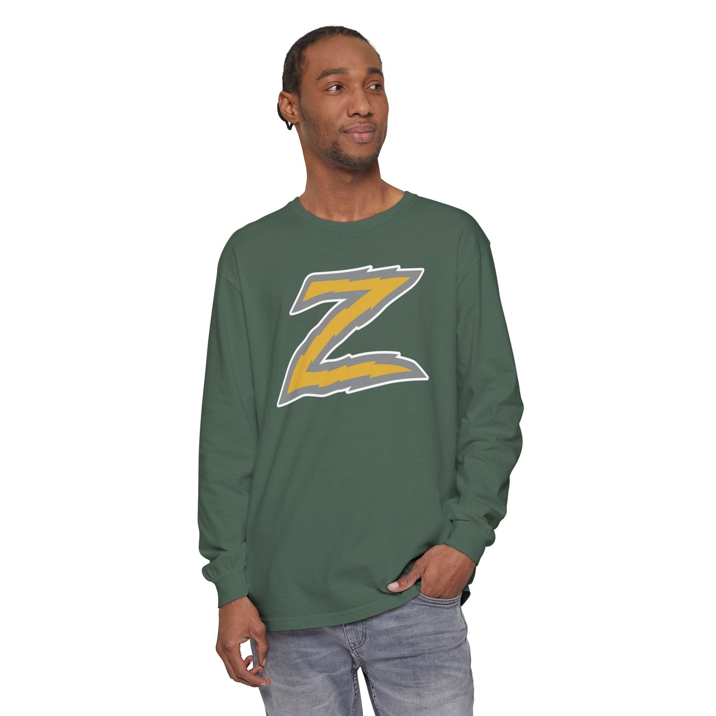 Garment-Dyed Long Sleeve Tee