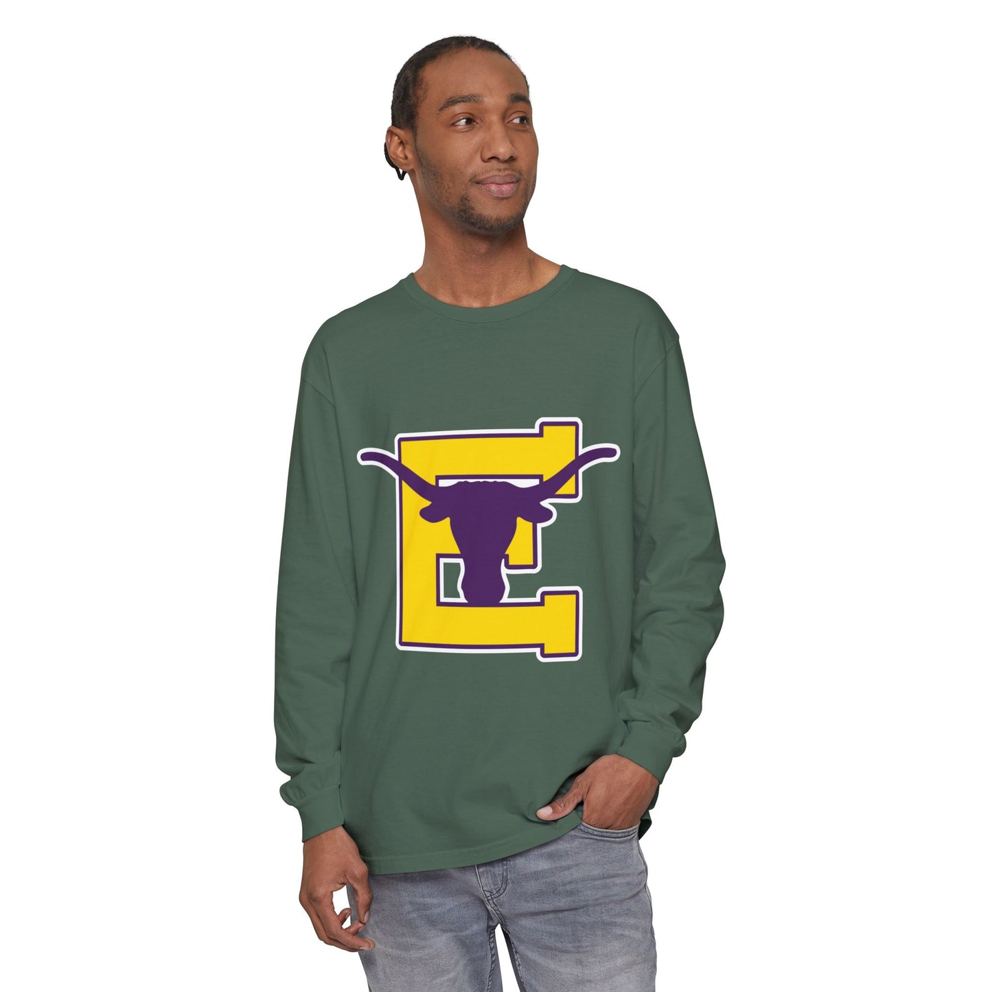Garment-Dyed Long Sleeve Tee