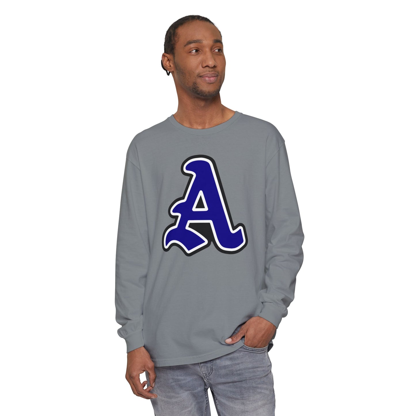 Garment-Dyed Long Sleeve Tee