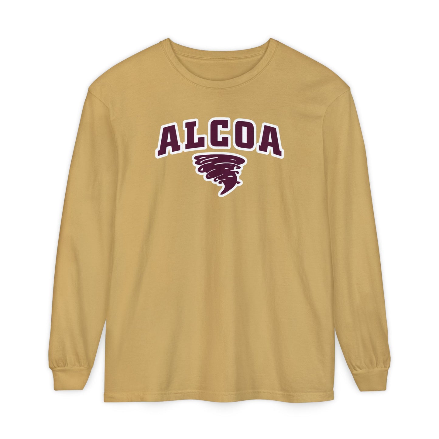 Garment-Dyed Long Sleeve Tee