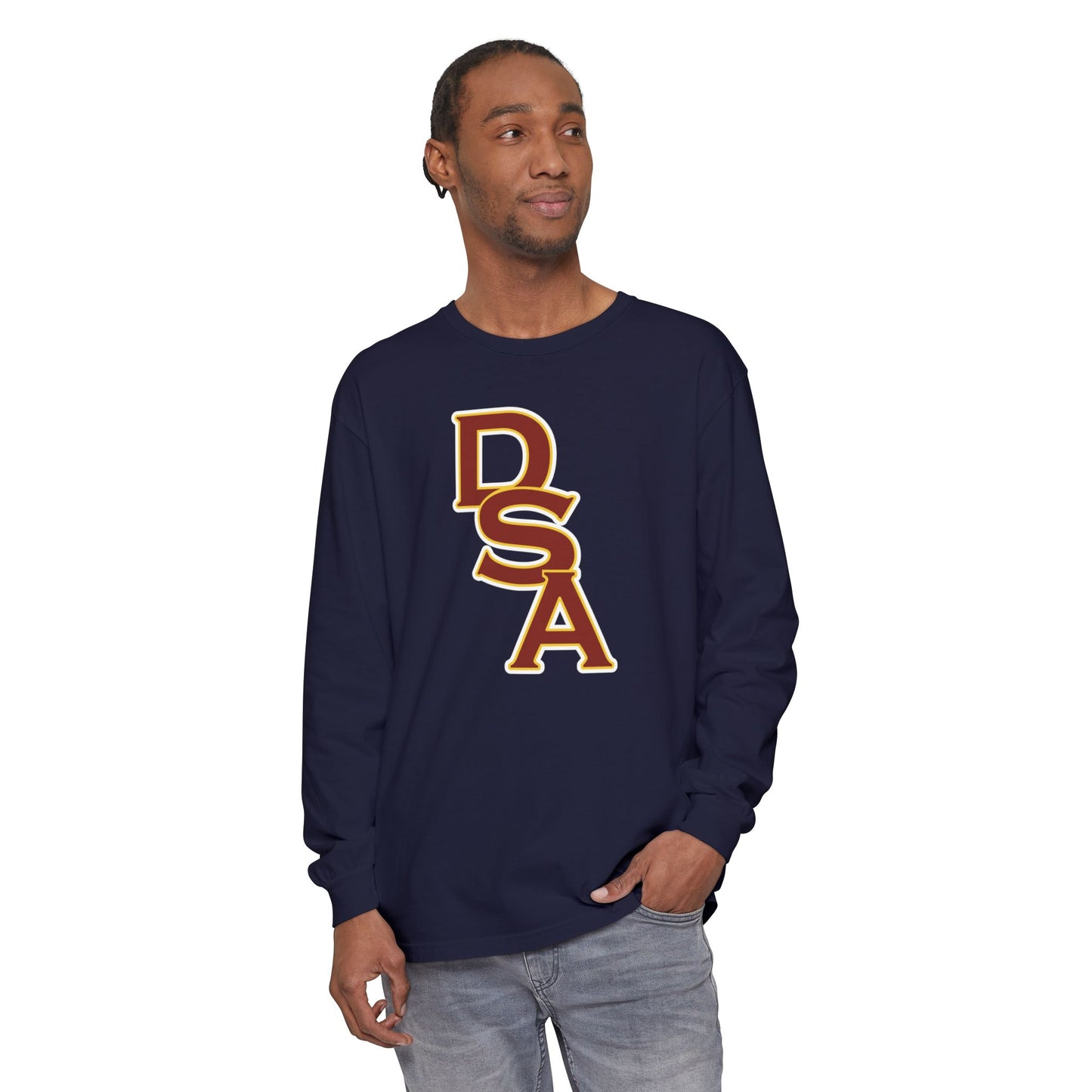 Garment-Dyed Long Sleeve Tee