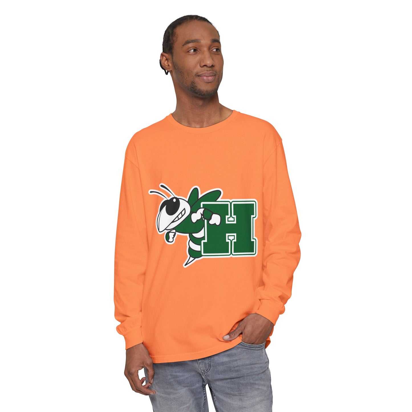 Garment-Dyed Long Sleeve Tee