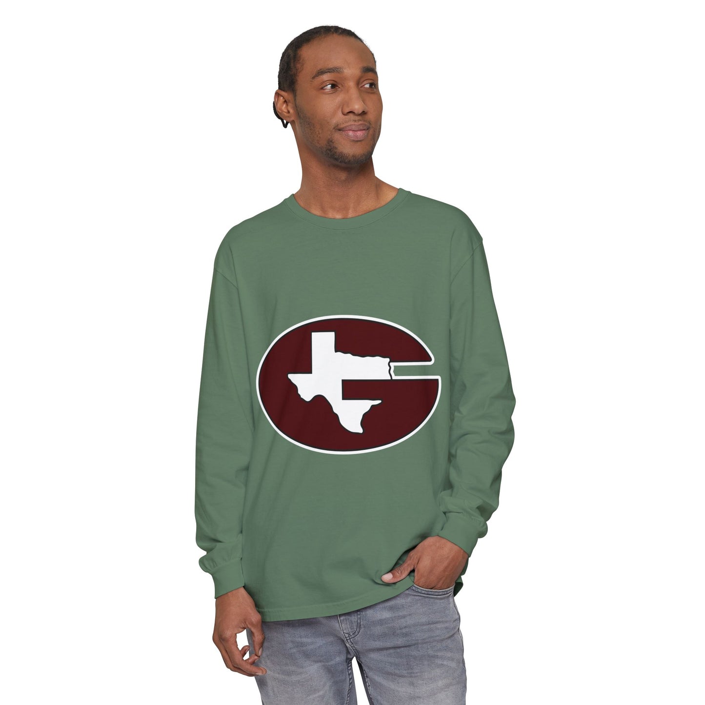 Garment-Dyed Long Sleeve Tee