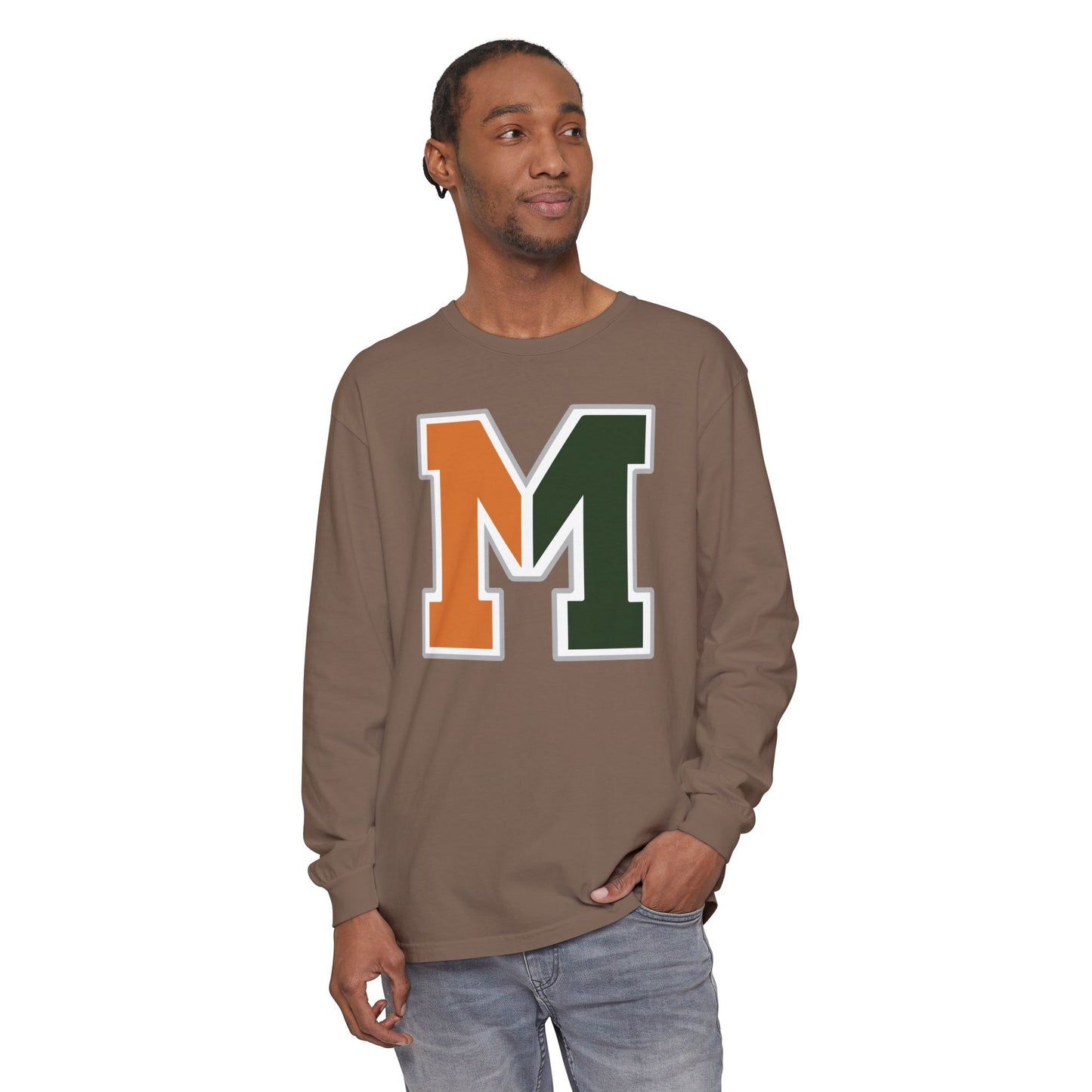 Garment-Dyed Long Sleeve Tee