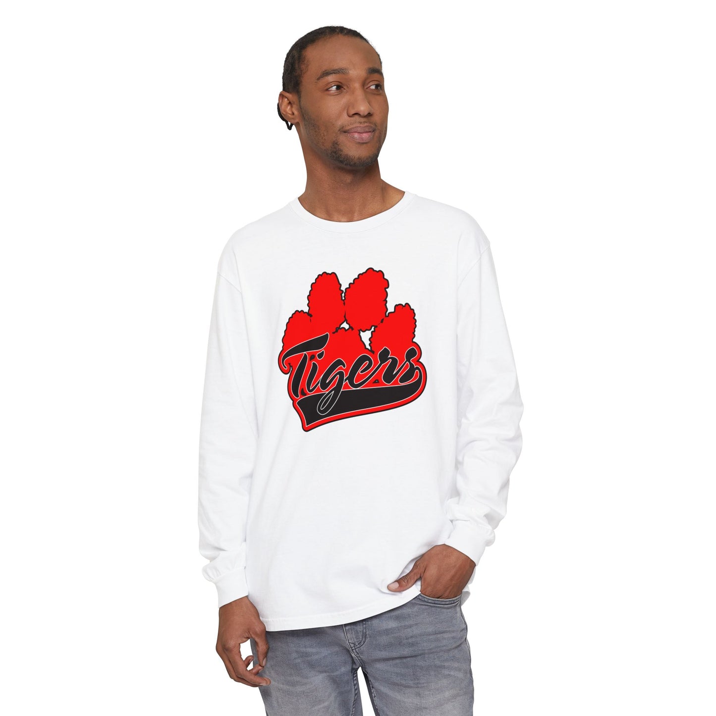 Garment-Dyed Long Sleeve Tee