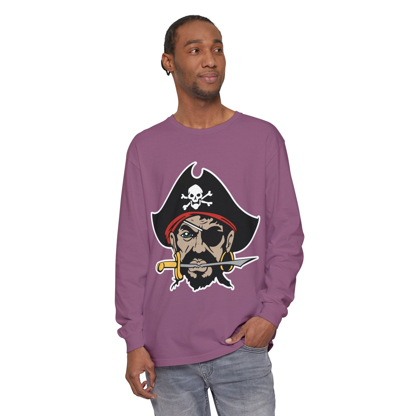 Garment-Dyed Long Sleeve Tee
