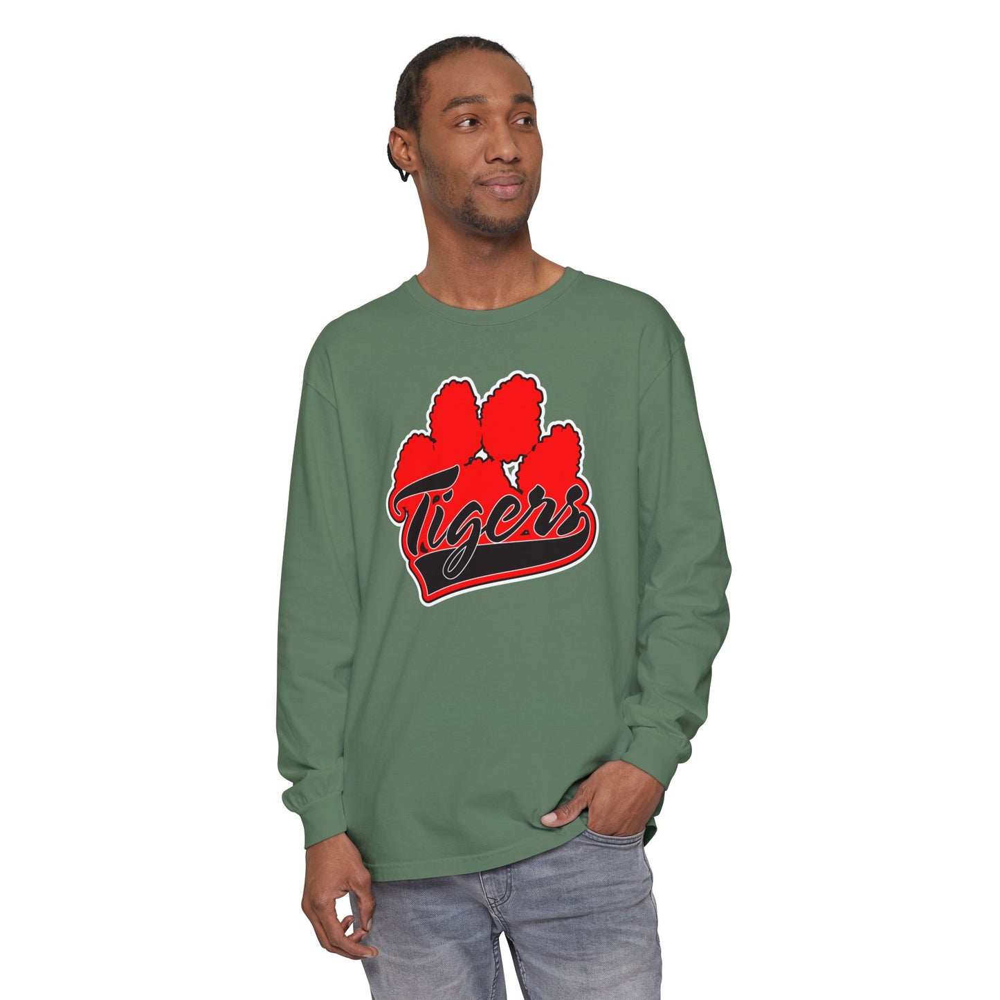 Garment-Dyed Long Sleeve Tee