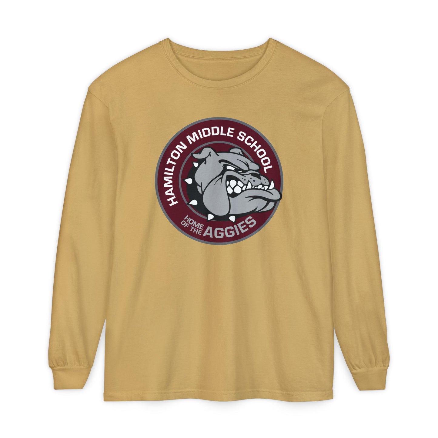 Garment-Dyed Long Sleeve Tee